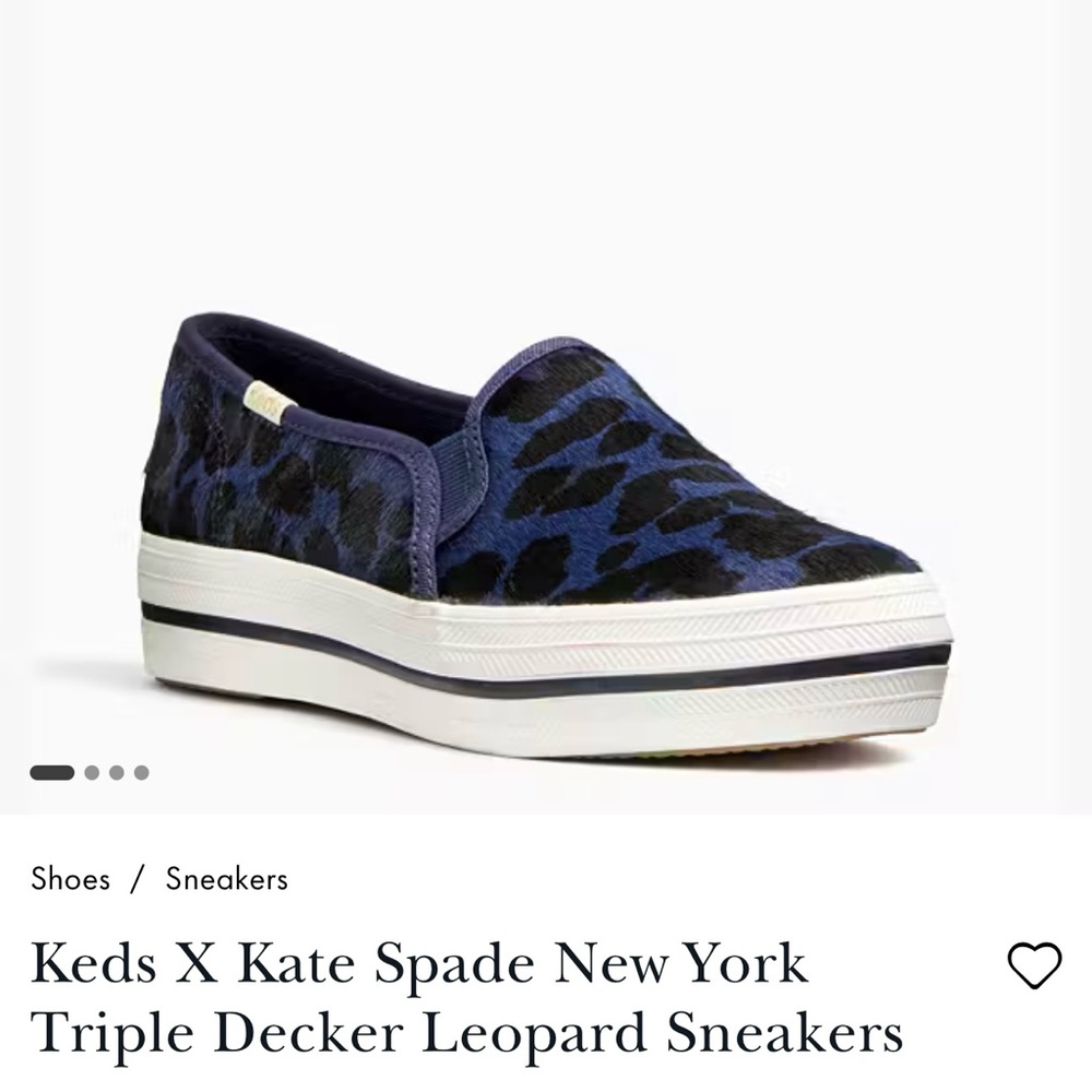 Keds x Kate Spade Navy Sneakers